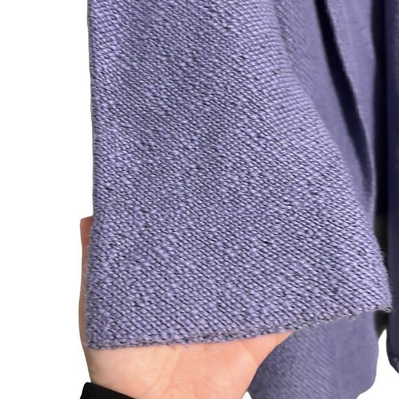 Soft Surroundings Cardigan Woman's Size Large Cotten Blend Knit Open Front - Picture 3 of 10